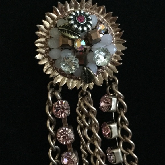 Betsey Johnson Rose Gold-Tone Necklace & Earrings - Picture 3 of 5